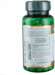 Nature's Bounty Calcium Magnesium Zinc Vitamin D3 supplement in a green bottle with coated caplets Nature's Bounty Calcium Magnesium Zinc Vitamin D3 supplement in a green bottle with coated caplets
