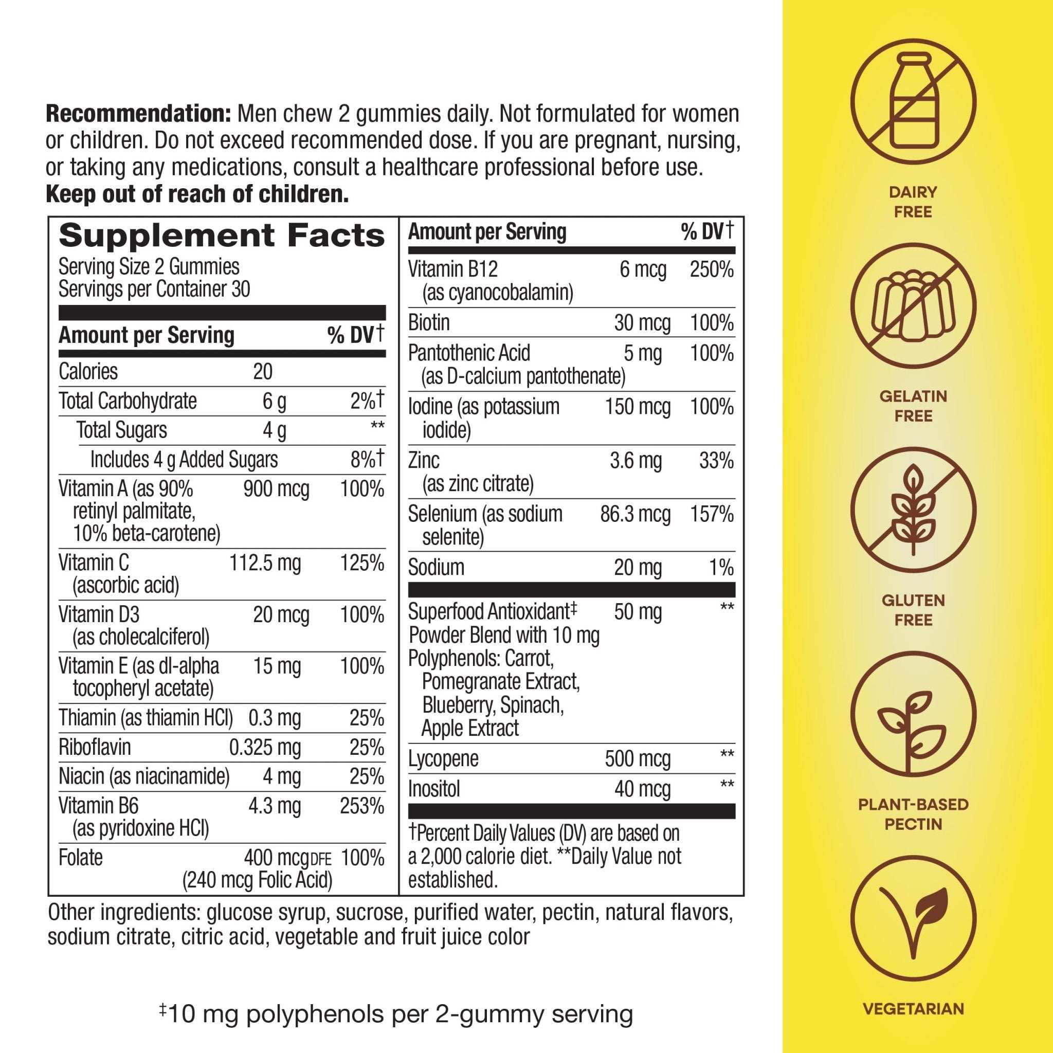 Nature's Way Alive Men's Gummy Vitamins for Men Dubai - Mumzar Nature's Way Alive Men's Gummy Vitamins for Men Dubai - Mumzar