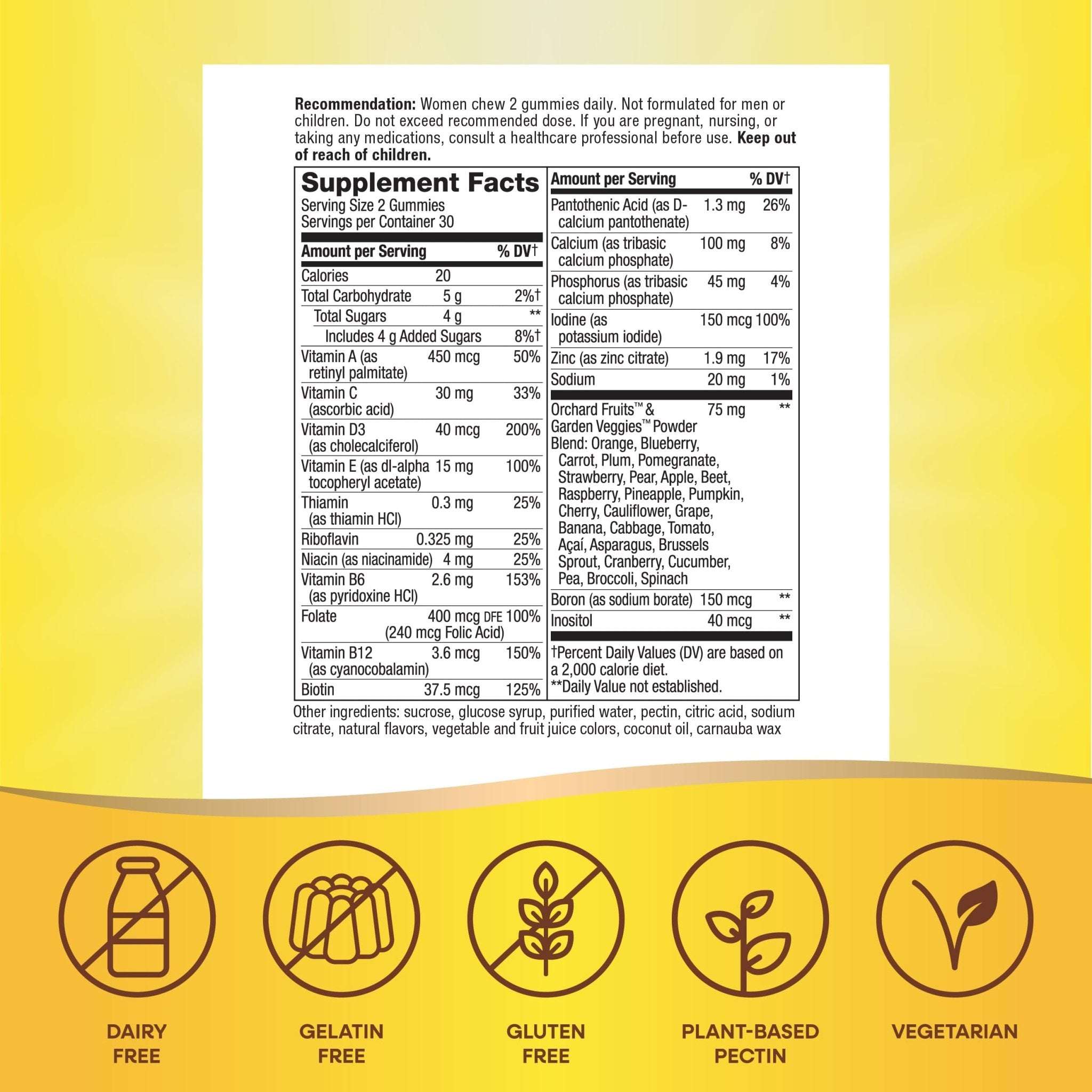 Nature's Way Alive Multivitamin Gummies for Women 60 Count - Mumzar Nature's Way Alive Multivitamin Gummies for Women 60 Count - Mumzar