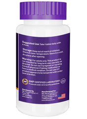 NBL Natural Zinc Gluconate 50mg Tablets in a bottle with suggested use and storage instructions NBL Natural Zinc Gluconate 50mg Tablets in a bottle with suggested use and storage instructions