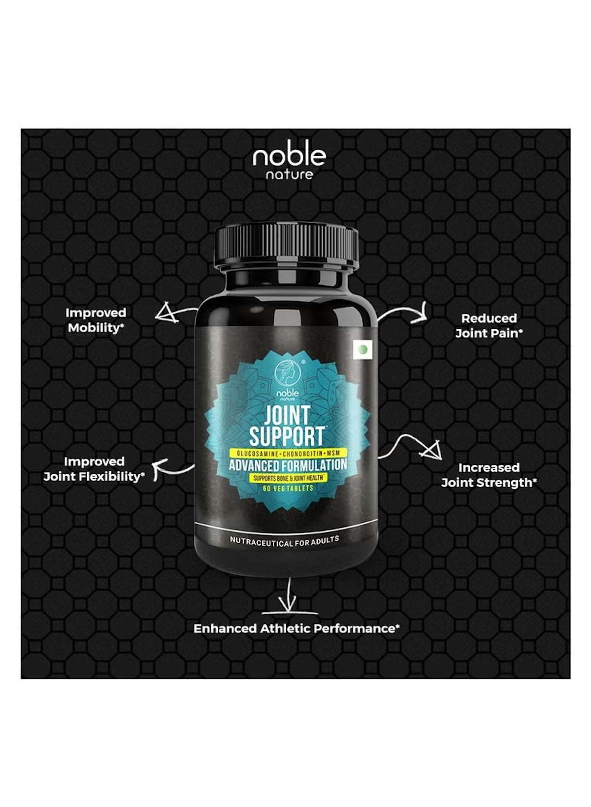Noble Nature Joint Support Supplement for Adults with Improved Mobility and Flexibility Noble Nature Joint Support Supplement for Adults with Improved Mobility and Flexibility