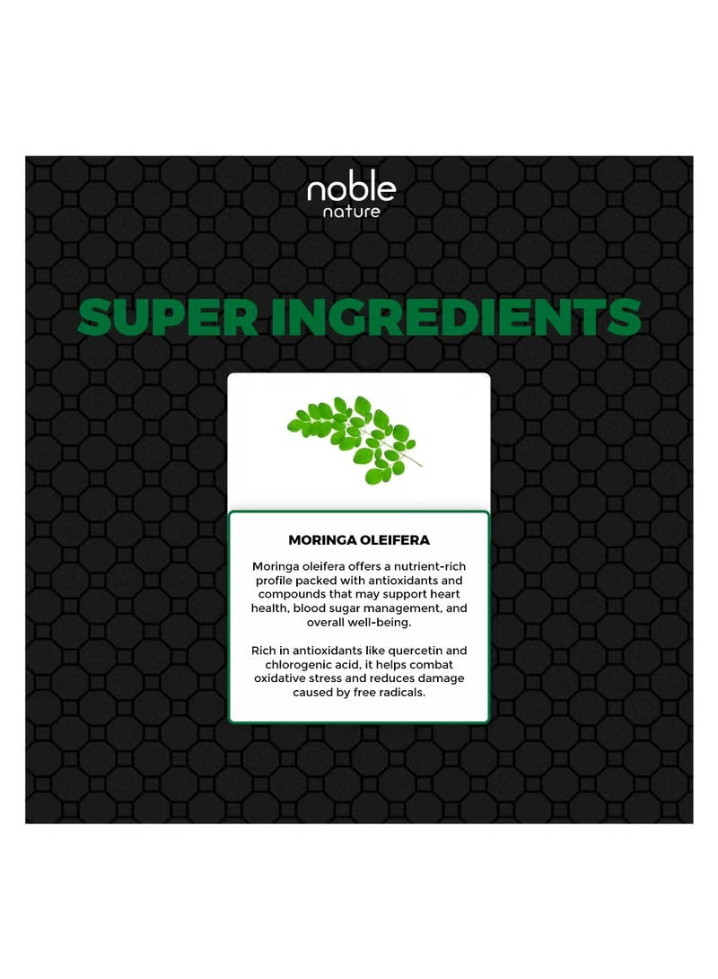 Noble Nature Moringa capsules 6000mg UAE with nutrient-rich benefits for wellness and antioxidant support Noble Nature Moringa capsules 6000mg UAE with nutrient-rich benefits for wellness and antioxidant support