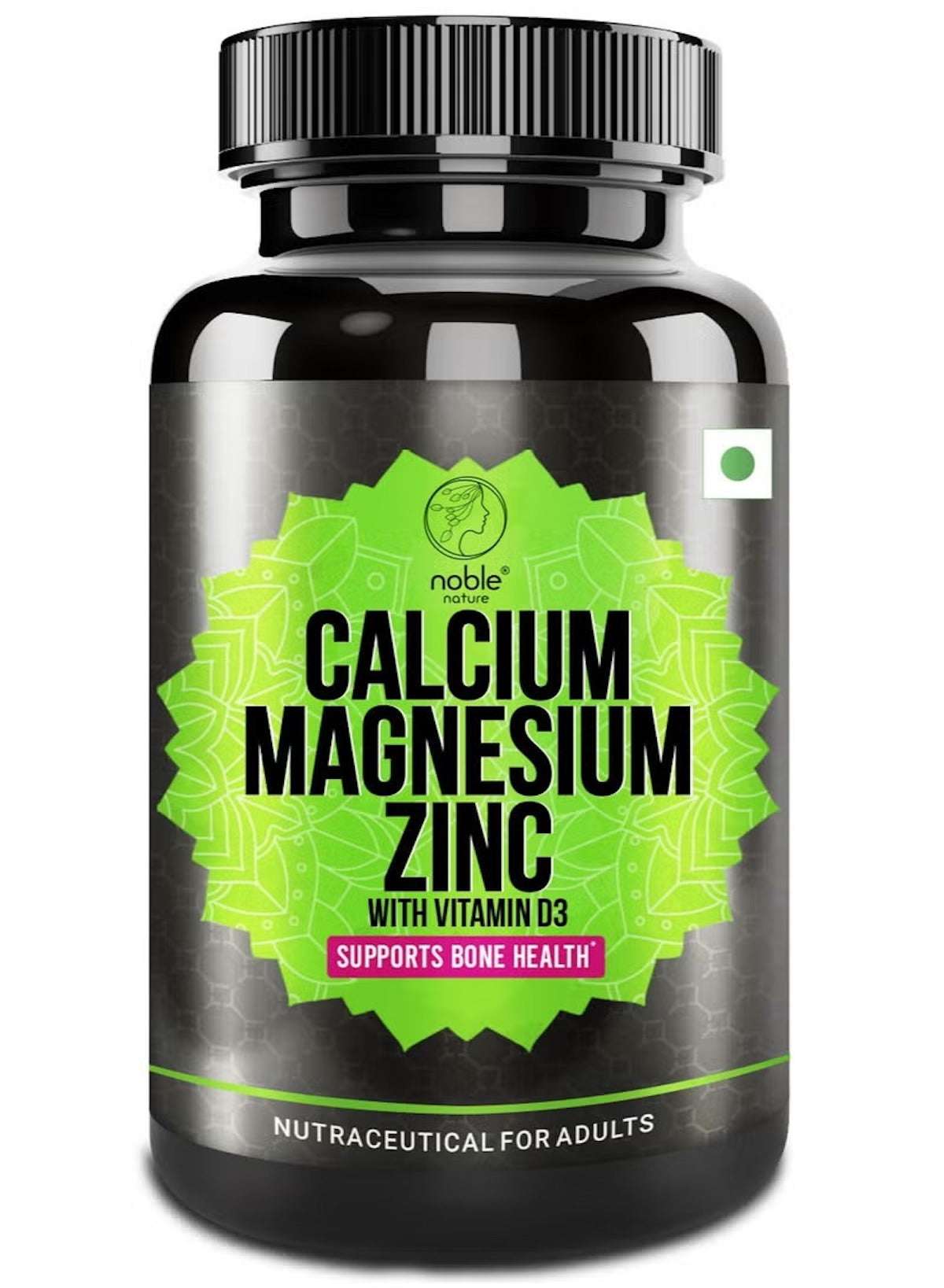 Noble Nature Calcium Magnesium Zinc Tablets with Vitamin D3 for Bone Health Support Noble Nature Calcium Magnesium Zinc Tablets with Vitamin D3 for Bone Health Support
