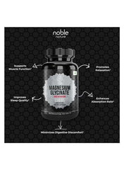Noble Nature Magnesium Glycinate Capsules UAE for improved sleep quality and support muscle function Noble Nature Magnesium Glycinate Capsules UAE for improved sleep quality and support muscle function