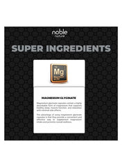 Noble Nature Magnesium Glycinate Capsules UAE with information on health benefits and minimal side effects Noble Nature Magnesium Glycinate Capsules UAE with information on health benefits and minimal side effects