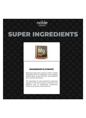 Noble Nature Magnesium Glycinate High Absorption Capsules for Wellness Support and Relaxation Noble Nature Magnesium Glycinate High Absorption Capsules for Wellness Support and Relaxation