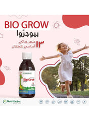 Nutrifactor Bio Grow multivitamin syrup for kids with essential nutrients for healthy growth Nutrifactor Bio Grow multivitamin syrup for kids with essential nutrients for healthy growth