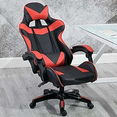 Huitich black and red office chair for long hours support with ergonomic design and adjustable armrests Huitich black and red office chair for long hours support with ergonomic design and adjustable armrests