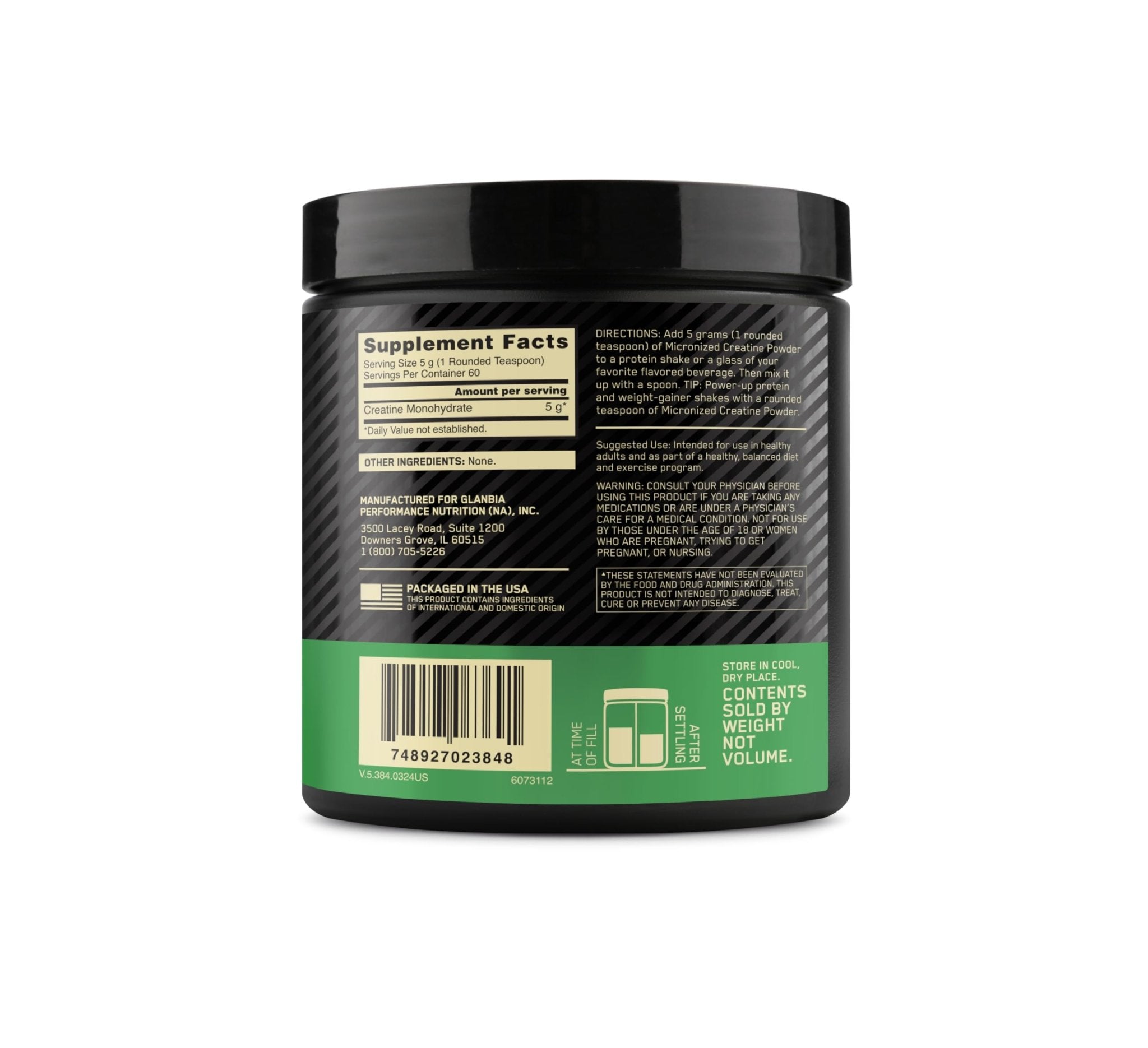 Optimum Nutrition Micronized Creatine Supplement 300g Powder - Mumzar Optimum Nutrition Micronized Creatine Supplement 300g Powder - Mumzar