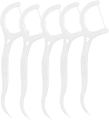 Beibi dental floss picks 160 pcs. disposable white floss picks with curved handle and interdental pick for daily oral care Beibi dental floss picks 160 pcs. disposable white floss picks with curved handle and interdental pick for daily oral care