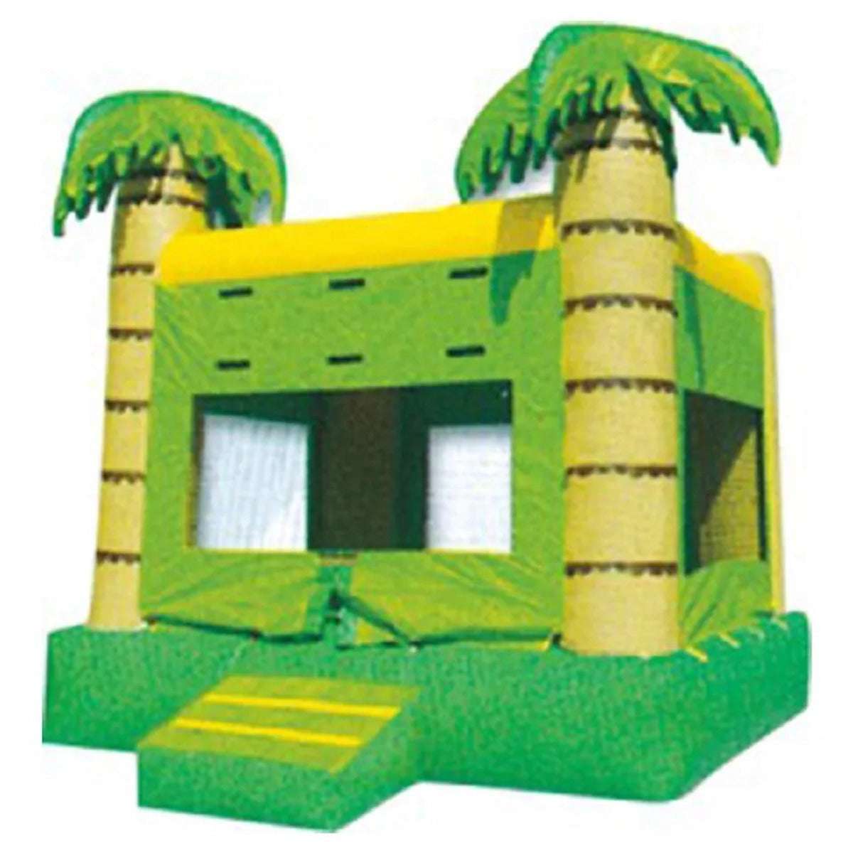 Huitich outdoor inflatable bouncer for kids with palm trees and a vibrant design for backyard fun Huitich outdoor inflatable bouncer for kids with palm trees and a vibrant design for backyard fun