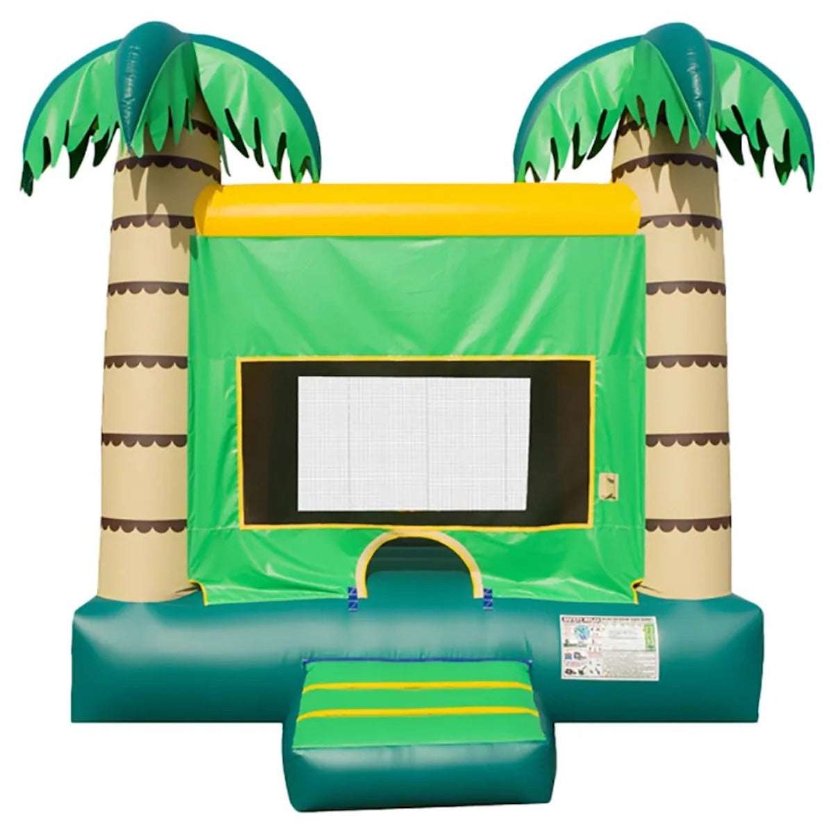 Huitich outdoor inflatable bouncer for kids with palm trees and a large jumping area Huitich outdoor inflatable bouncer for kids with palm trees and a large jumping area