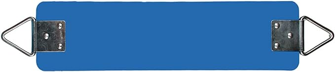 Huitich blue swing seat designed as an outdoor playground swing replacement with metal bracket attachments Huitich blue swing seat designed as an outdoor playground swing replacement with metal bracket attachments