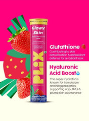 PLIX THE PLANT FIX Glutathione Skin Glow Tablets with hyaluronic acid for radiant and youthful skin PLIX THE PLANT FIX Glutathione Skin Glow Tablets with hyaluronic acid for radiant and youthful skin