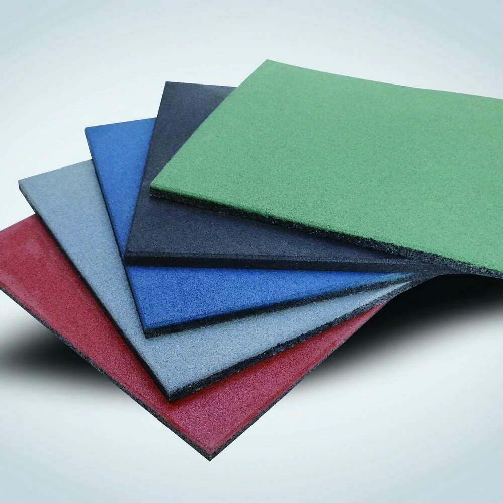 Huitich rubber outdoor play mat for kids in multiple colors stacked for durability and safety Huitich rubber outdoor play mat for kids in multiple colors stacked for durability and safety