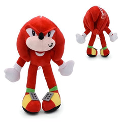 Huitich sonic inspired soft toys 27cm red plush character with white gloves and yellow shoes Huitich sonic inspired soft toys 27cm red plush character with white gloves and yellow shoes