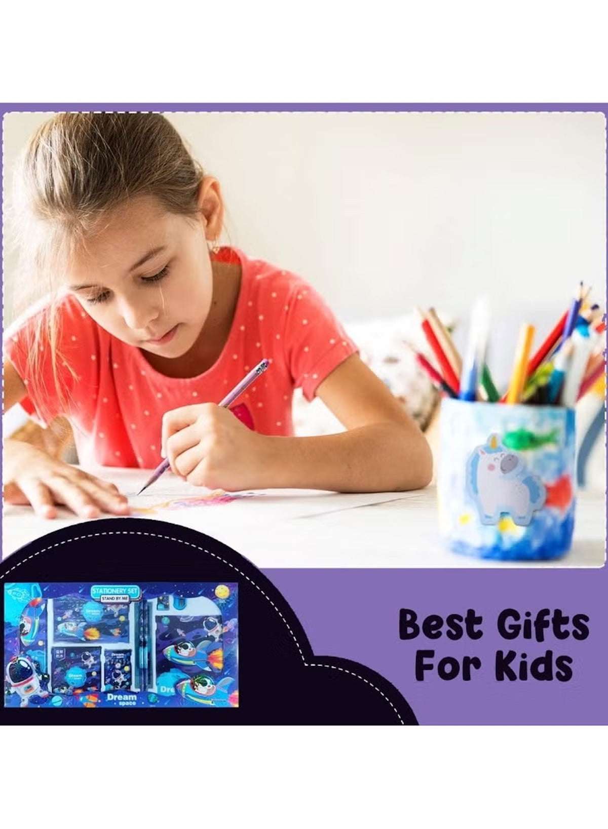 Huitich space stationery set for kids featuring colorful designs and creative tools for young artists Huitich space stationery set for kids featuring colorful designs and creative tools for young artists