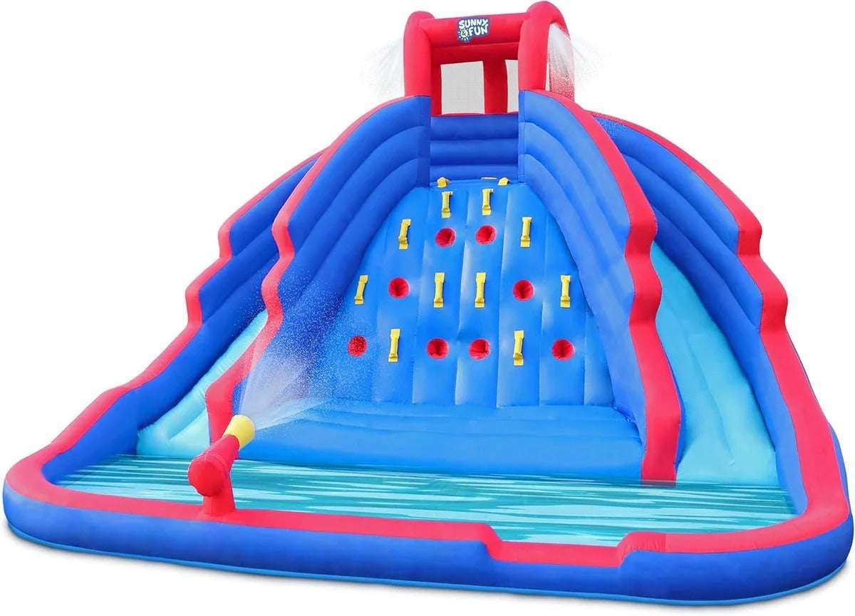 Huitich inflatable bounce castle UAE with a colorful slide and water feature for outdoor fun Huitich inflatable bounce castle UAE with a colorful slide and water feature for outdoor fun