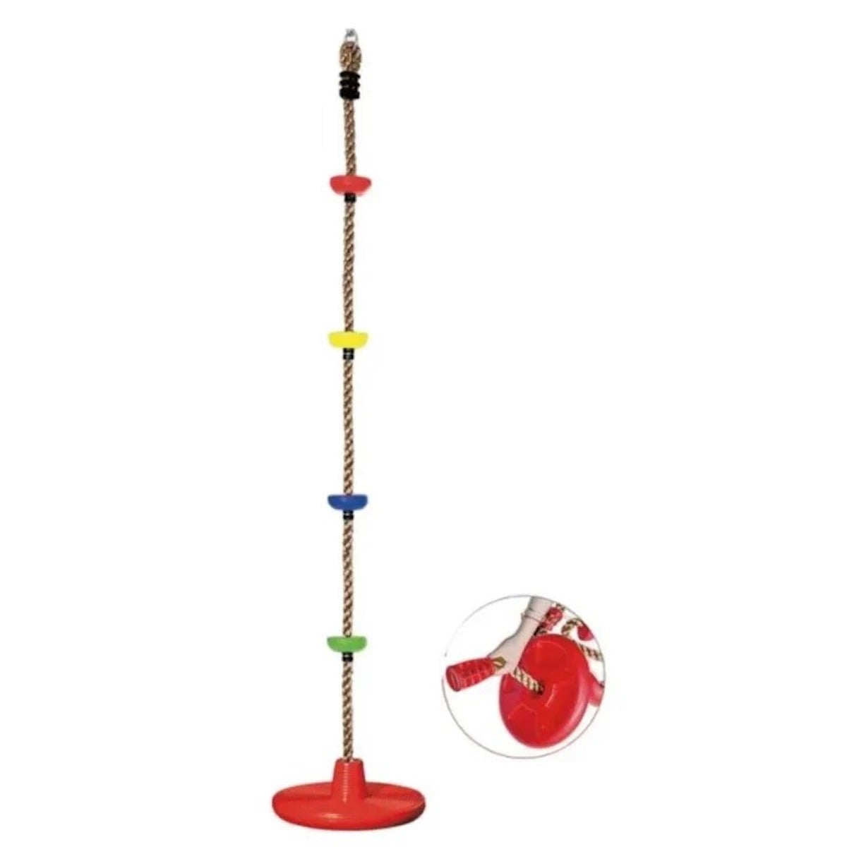 Huitich swing climbing rope for kids with colorful grips for fun outdoor play Huitich swing climbing rope for kids with colorful grips for fun outdoor play
