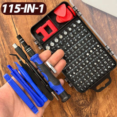 Mumzar 115 in 1 precision screwdriver set for electronics with multiple bits pry tools tweezers and handle Mumzar 115 in 1 precision screwdriver set for electronics with multiple bits pry tools tweezers and handle