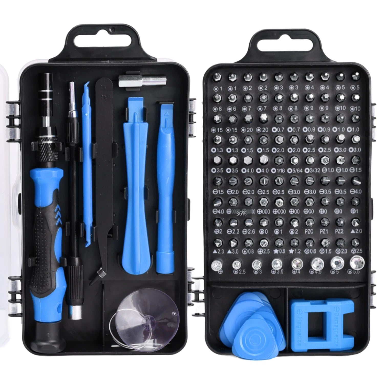 Mumzar precision screwdriver set for electronics with 100 bits magnetic driver pry tools and case Mumzar precision screwdriver set for electronics with 100 bits magnetic driver pry tools and case