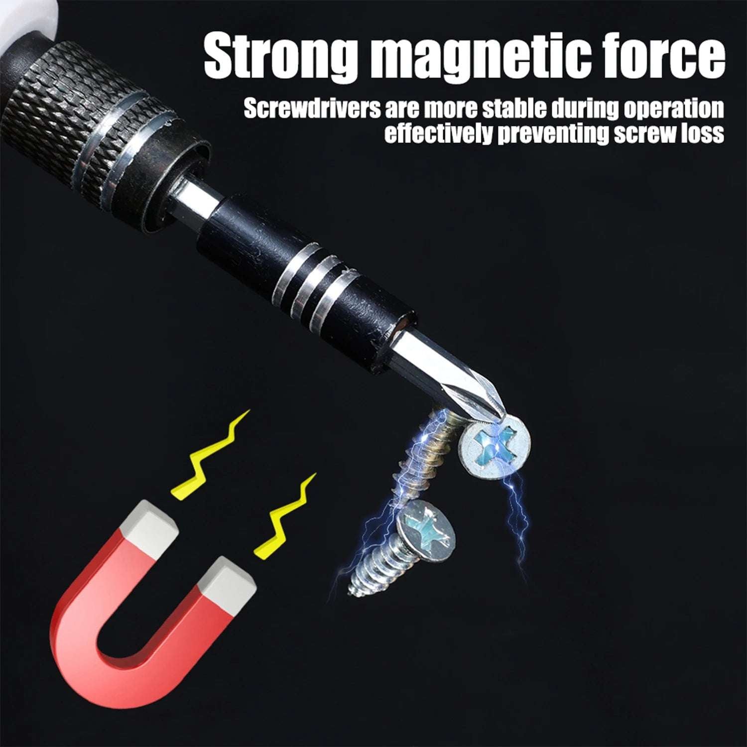 Mumzar precision screwdriver set for electronics with strong magnetic bit holding screws for stable repairs Mumzar precision screwdriver set for electronics with strong magnetic bit holding screws for stable repairs