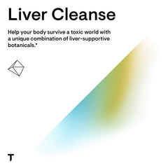 Thorne liver support for detoxification product art reading Liver Cleanse with multicolor diagonal gradient Thorne liver support for detoxification product art reading Liver Cleanse with multicolor diagonal gradient