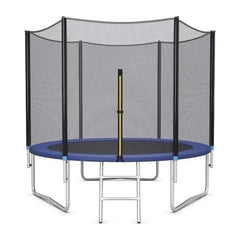 Huitich trampoline with safety net for secure jumping and outdoor fun Huitich trampoline with safety net for secure jumping and outdoor fun