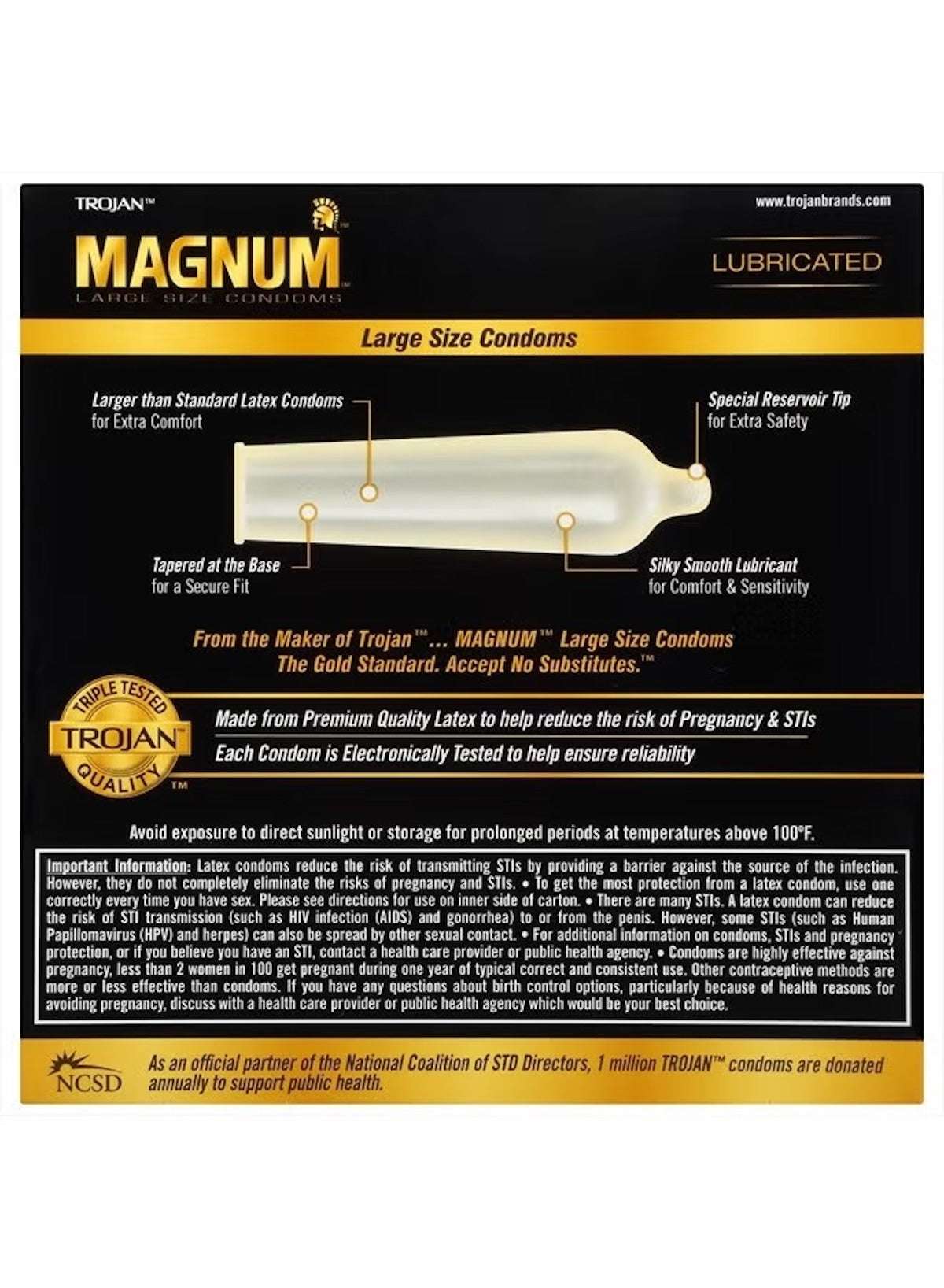 TROJAN MAGNUM Large Size Condoms with Extra Comfort and Lubrication for Safe Intimacy in UAE TROJAN MAGNUM Large Size Condoms with Extra Comfort and Lubrication for Safe Intimacy in UAE