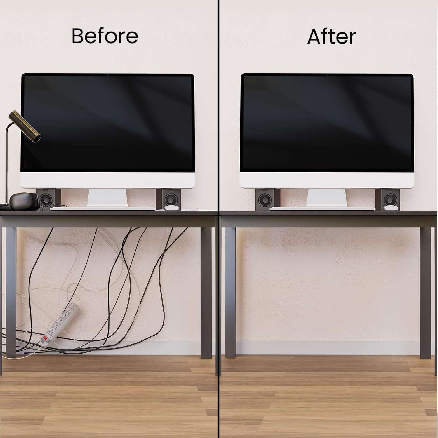 Under Desk Cable Management Tray for Organized Workspaces - Mumzar Under Desk Cable Management Tray for Organized Workspaces - Mumzar