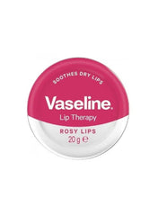 Vaseline lip therapy pink balm in a round container for soothing dry lips Vaseline lip therapy pink balm in a round container for soothing dry lips