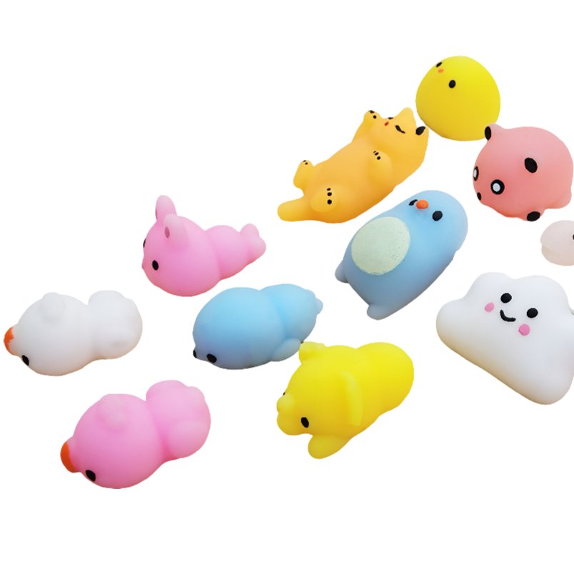 Huitich colorful stress relief squishies for kids shaped like animals and clouds for sensory play Huitich colorful stress relief squishies for kids shaped like animals and clouds for sensory play