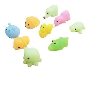 Huitich colorful animal-shaped squishy stress relief squishies for kids set of soft toys Huitich colorful animal-shaped squishy stress relief squishies for kids set of soft toys