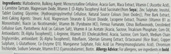 Wellman Conception Tablets for Men ingredients label by Vitabiotics showing list of vitamins and minerals Wellman Conception Tablets for Men ingredients label by Vitabiotics showing list of vitamins and minerals