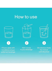 Instructions for using Vital Proteins marine collagen powder unflavored in three simple steps Instructions for using Vital Proteins marine collagen powder unflavored in three simple steps