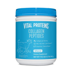 Jar of Vital Proteins collagen supplement unflavored collagen peptides powder for skin and joints Jar of Vital Proteins collagen supplement unflavored collagen peptides powder for skin and joints