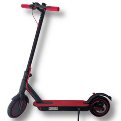 Winner sky 250W motor electric scooter in black and red with sturdy frame and comfortable handle grips Winner sky 250W motor electric scooter in black and red with sturdy frame and comfortable handle grips
