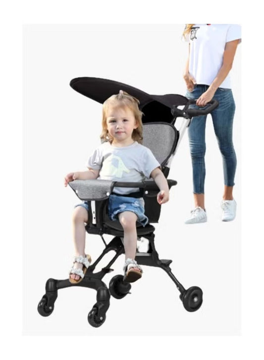 Portable Baby Stroller Foldable With Umbrella And Seat Cushion For Kids