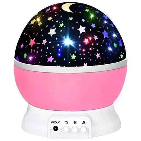 9 Color Romantic Night Light Moon Star Projector - Mumzar