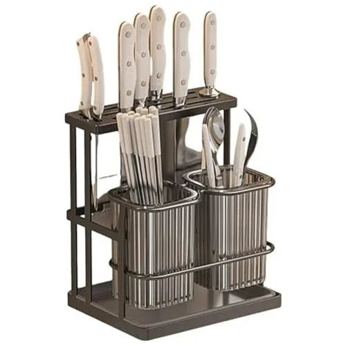 Chopstick and Knife Holder in Black - Mumzar