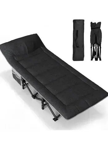 Folding Camping Cot - Your Comfortable Portable Solution for Outdoor Adventures - Mumzar