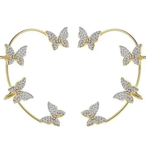 Gold Butterfly Earrings - Whimsical and Stylish - Mumzar