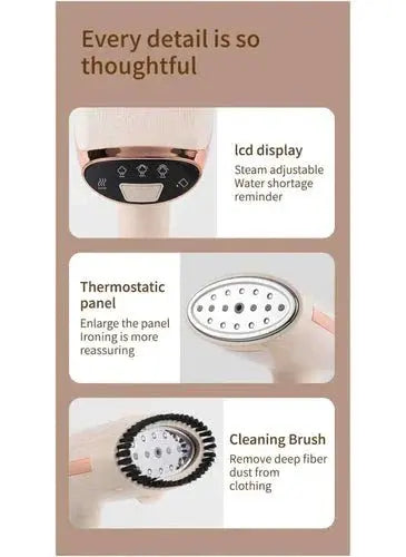 Handheld Steam Ironing Machine: Portable and Powerful Garment Steamer - Mumzar