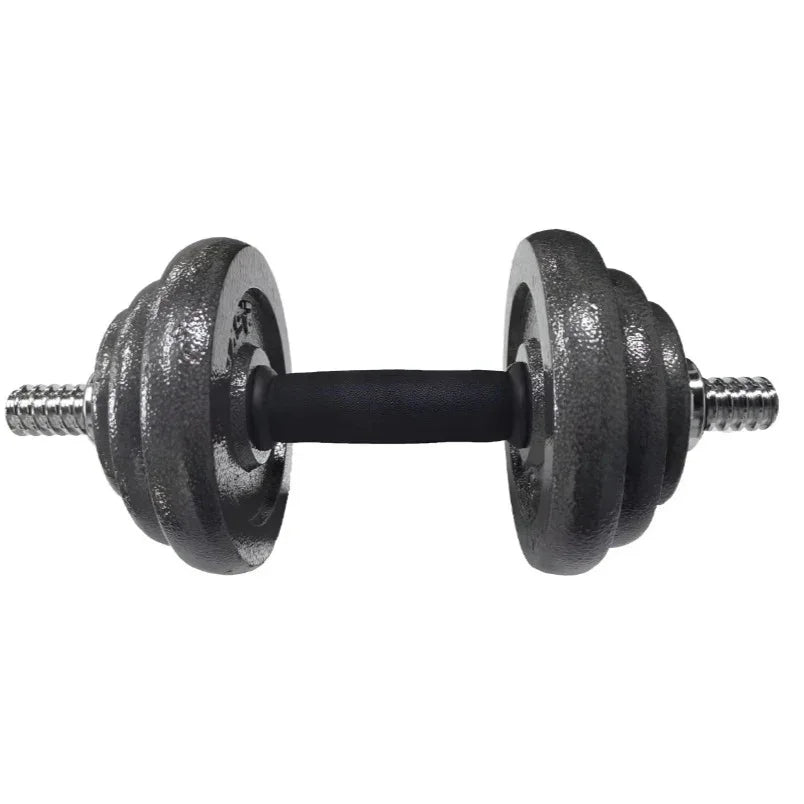 Iron Dumbbell Set Adjustable Black 20kg - Mumzar