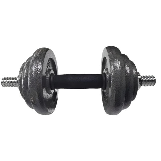 Iron Dumbbell Set Adjustable Black 20kg