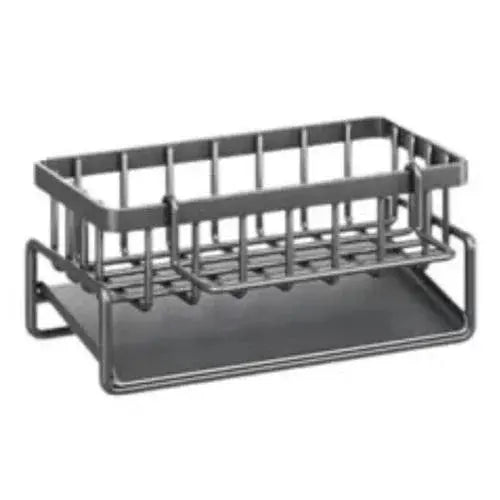 Stainless Steel Kitchen Sink Organizer Rack Grey - Mumzar
