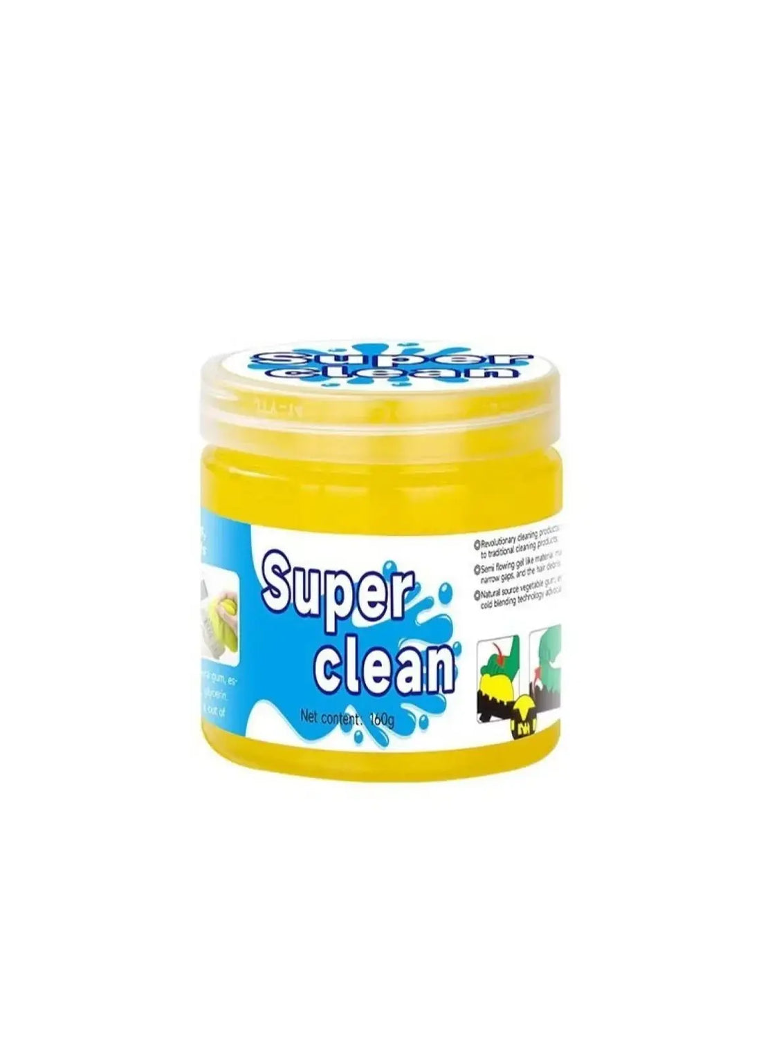 Super Clean Car Cleaning Soft Gel – Flexible Gel for Deep Cleaning Plastic, Metal & Glass - Mumzar