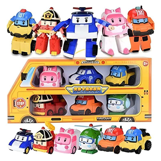 Transformable Robot Car Toy Set Car Transform Into A Robot - Mumzar