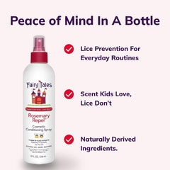 Fairy Tales Rosemary Repel Daily Kid Conditioning Spray for Lice Prevention - 8 oz
