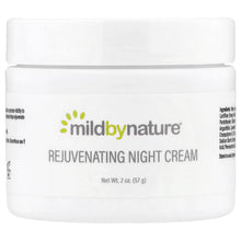 Mildbynature rejuvenating night cream jar with front label, 2 oz